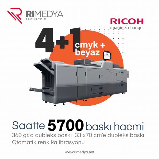 Ricoh C7200e 5 Renk 33x70 cm Dijital baskı Makinesi